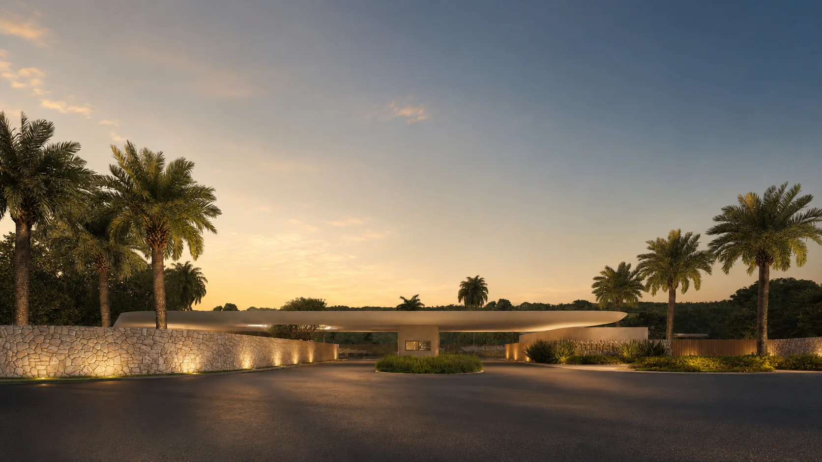 Portaria e acesso do Terrah Horizon Living